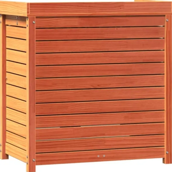 Sale Växtbord med hyllor i massiv furu - Planteringsbord för trädgård | Färg: Brun | Storlek: 82,5x50x86,5 cm Planteringsbänkar