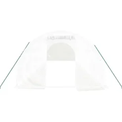 Växthus - Living Växthus med stålram vit 30 m² 10x3x2 m