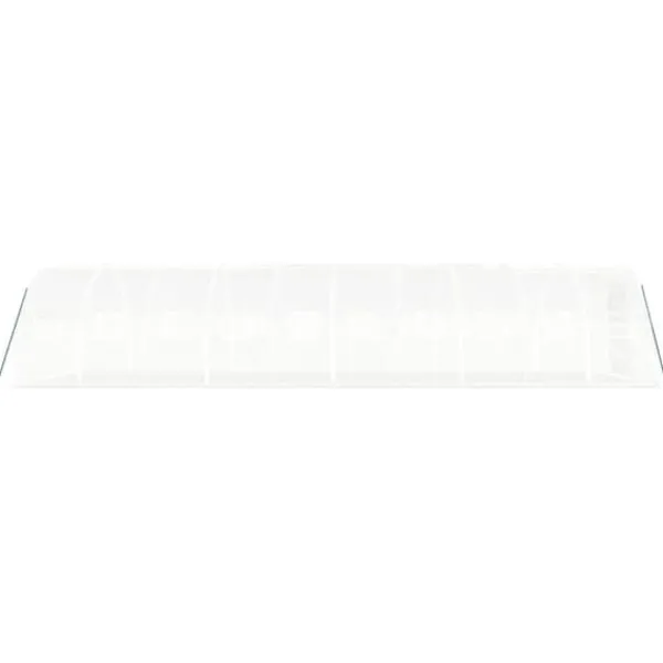 Växthus - Living Växthus med stålram vit 30 m² 10x3x2 m