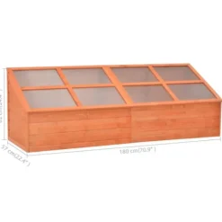 Sale Växthus - Living Växthus trä 180x57x62 cm Växthus