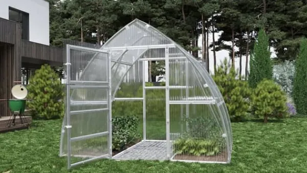 Baumera Växthus "Arrow" 3x6m med 6mm polykarbonat