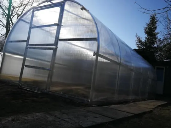 Baumera Växthus BALTIC 3x6m med 6 mm polykarbonatbeläggning