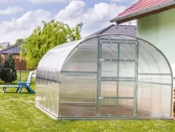 Sale Växthus Klasika 3x6m med 6 mm polykarbonatbeläggning Växthus