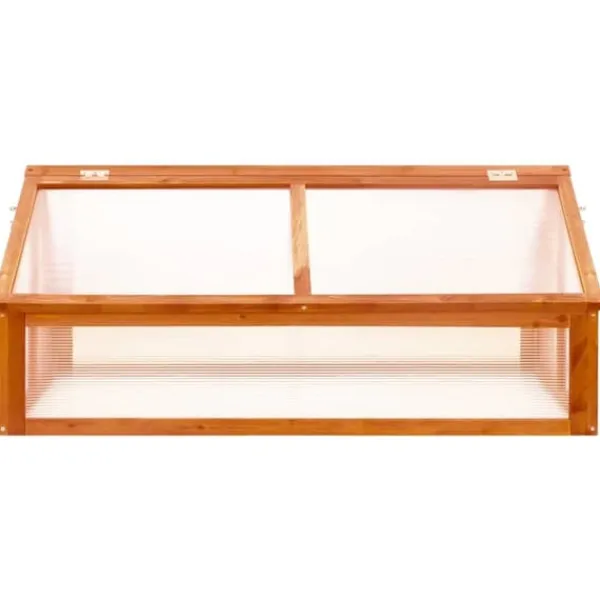 Hot Växthus brun 114x80x50 cm granträ - Växthus - Växt Hus - Home & Living Växthus