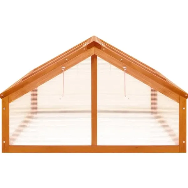 Hot Växthus brun 114x80x50 cm granträ - Växthus - Växt Hus - Home & Living Växthus