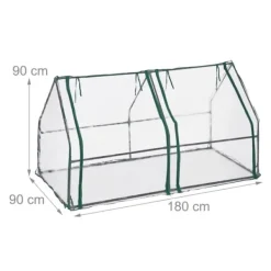 Online Växthus för kallbänk, 90x180x90 cm, Transparent Växthus