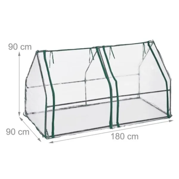 Online Växthus för kallbänk, 90x180x90 cm, Transparent Växthus