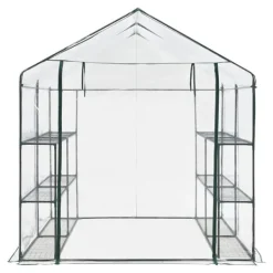 [en.casa] Växthus Grünau 200x200x220 cm