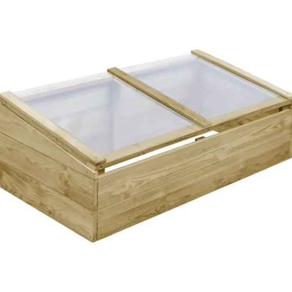 vidaXL Växthus impregnerad furu 100x50x35 cm