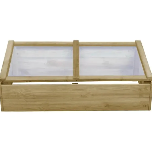 vidaXL Växthus impregnerad furu 100x50x35 cm