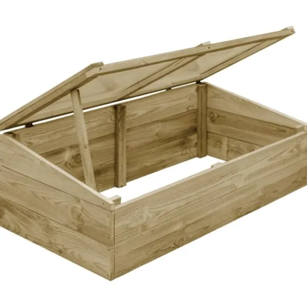 vidaXL Växthus impregnerad furu 100x50x35 cm
