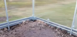 Online Växthus KLASIKA TUBE 3x6m (18m2) med fundament och 6mm polykarbonatbeläggning Växthus