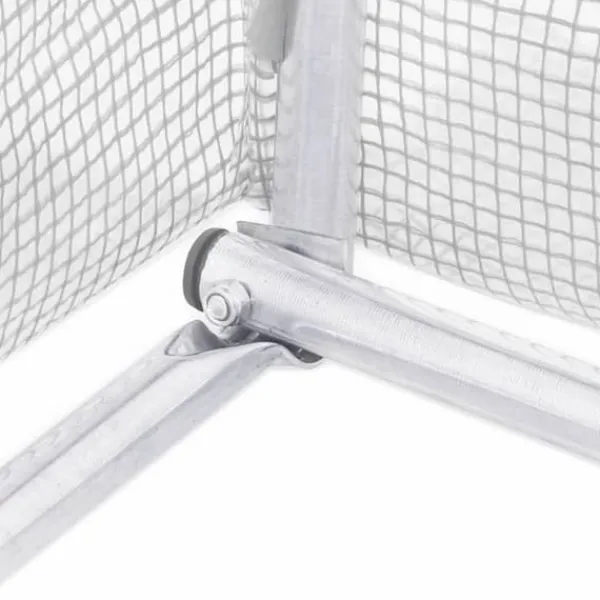 Växthus med stålram - Rymligt och robust 12 m² | Färg: Vit | Storlek: 6x2x2,85 m Växthus