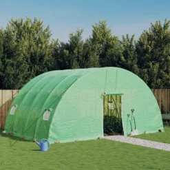 Discount Växthus med stålram grönt 24 m² 6x4x2,85 m Växthus