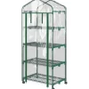 Växthus mini 69×50×165 cm – 4 hyllor, transparent