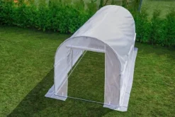 Viking Choice Växthus 3x2x2 meter - vitt - med 6 myggnätsfönster - 6m2