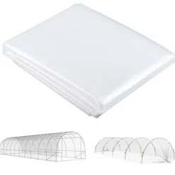 Sale Växthusfolie 6x10 m, vattentät med UV-skydd, extra tjock, transparent Växthus