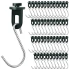 Växthusklämmor med S-Krokar, 50-pack