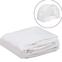 vidaXL Växthusöverdrag (4,5 m²) 3x1,5x2 m genomskinlig