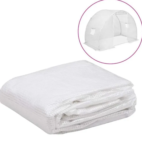 vidaXL Växthusöverdrag (4,5 m²) 3x1,5x2 m genomskinlig
