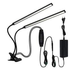 Discount Växtlampa, Fullspektrum, Flexibel Design,60W, EU Kit För Växt- & Örtplantering