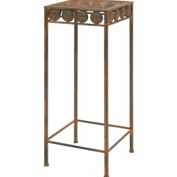 vidaXL Växtstativ 3 delar vintage stil metall rostfärgade