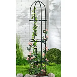 Best Växtstöd obelisk - 185cm hög spaljé / Rosenpelare Krukor & Växtbehållare