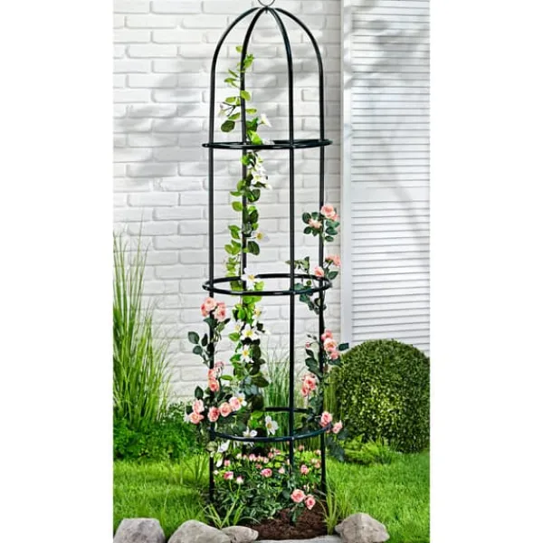 Best Växtstöd obelisk - 185cm hög spaljé / Rosenpelare Krukor & Växtbehållare