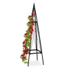 Sale Växtstöd Obelisk, 132x36x34 cm, Svart Krukor & Växtbehållare