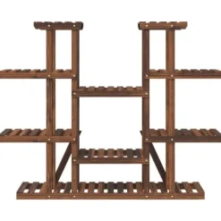 Best Växtställ - Living Växtställ 110x25x110,5 cm massivt granträ Växtställ