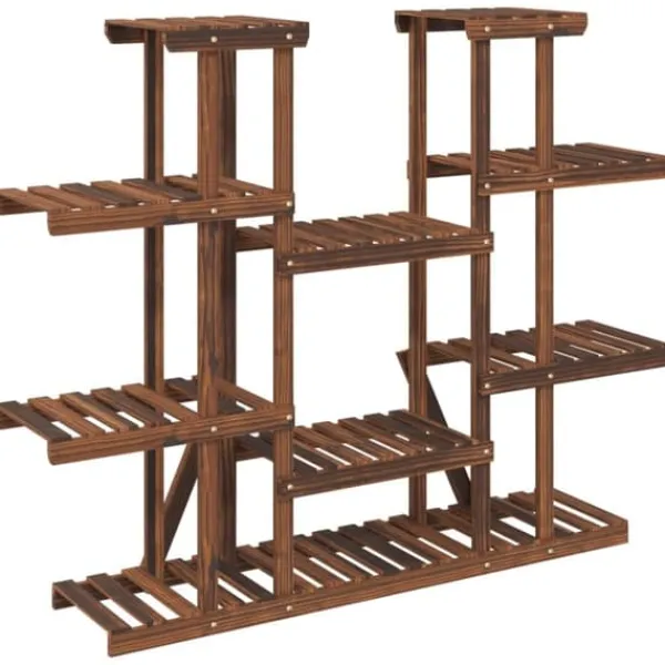 Best Växtställ - Living Växtställ 110x25x110,5 cm massivt granträ Växtställ