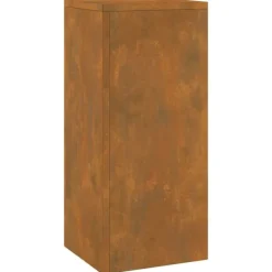 Discount Växtställ 2 pcs Rostig 24 x 24 x 55 cm Väderbeständig stål Krukor & Växtbehållare
