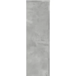 New Växtställ 2 st betonggrå konstruerat trä | Storlek: 25x25x80 cm Växtställ