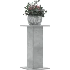 Hot Växtställ 2 st betonggrå 30x30x60 cm konstruerat trä Växtställ