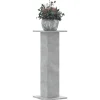 vidaXL Växtställ 2 st betonggrå 30x30x80 cm konstruerat trä
