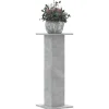Sale Växtställ 2 st betonggrå 30x30x80 cm konstruerat trä Växtställ