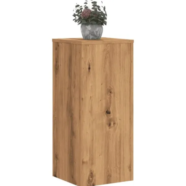 vidaXL Växtställ 2 st ek 30x30x70 cm konstruerat trä