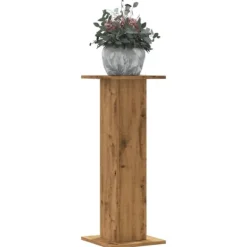 vidaXL Växtställ 2 st ek 30x30x80 cm konstruerat trä