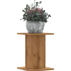 Discount Växtställ 2 st ek 30x30x40 cm konstruerat trä Växtställ