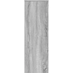 vidaXL Växtställ 2 st grå sonoma 33x33x100 cm konstruerat trä