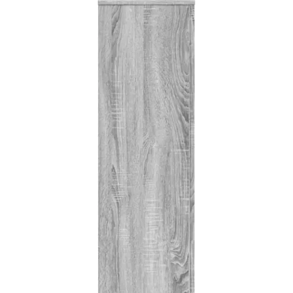 vidaXL Växtställ 2 st grå sonoma 33x33x100 cm konstruerat trä