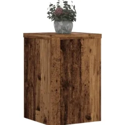 vidaXL Växtställ 2 st åldrat trä 20x20x30 cm konstruerat trä