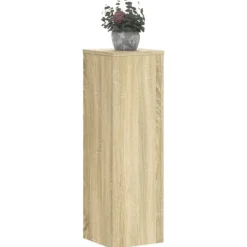 Online Växtställ 2 st sonoma ek 25x25x80 cm konstruerat trä Växtställ