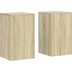 vidaXL Växtställ 2 st sonoma ek 30x30x50 cm konstruerat trä