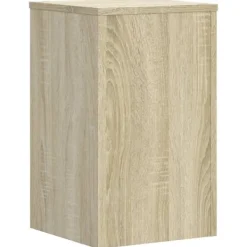 vidaXL Växtställ 2 st sonoma ek 30x30x50 cm konstruerat trä