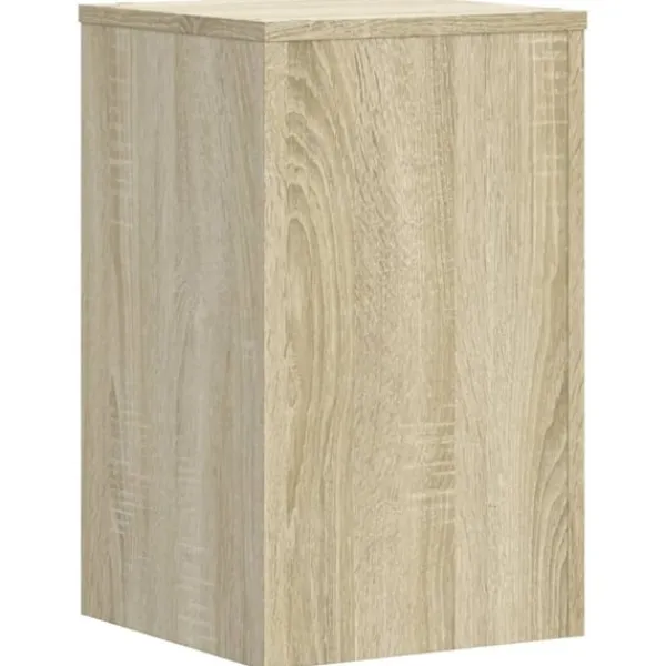 vidaXL Växtställ 2 st sonoma ek 30x30x50 cm konstruerat trä