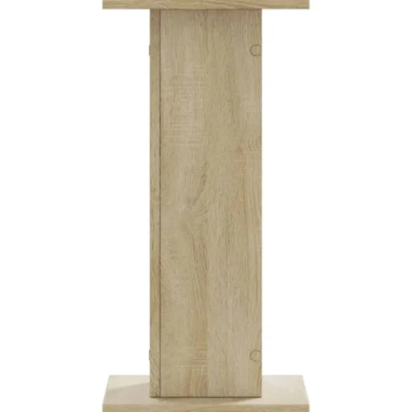 New Växtställ 2 st sonoma-ek 30x30x60 cm konstruerat trä Växtställ