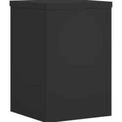 Best Växtställ 2 st svart 25x25x35 cm konstruerat trä Växtställ