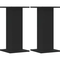 vidaXL Växtställ 2 st svart 30x30x60 cm konstruerat trä