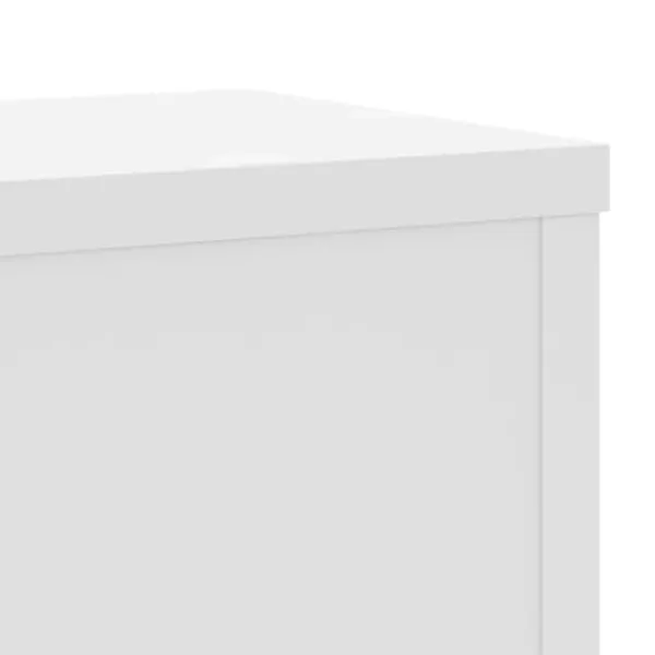 Växtställ för inomhusbruk - 2 stycken i konstruerat trä | Färg: Vit | Storlek: 17x17x60 cm Växtställ